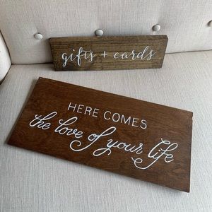 Wedding Signs